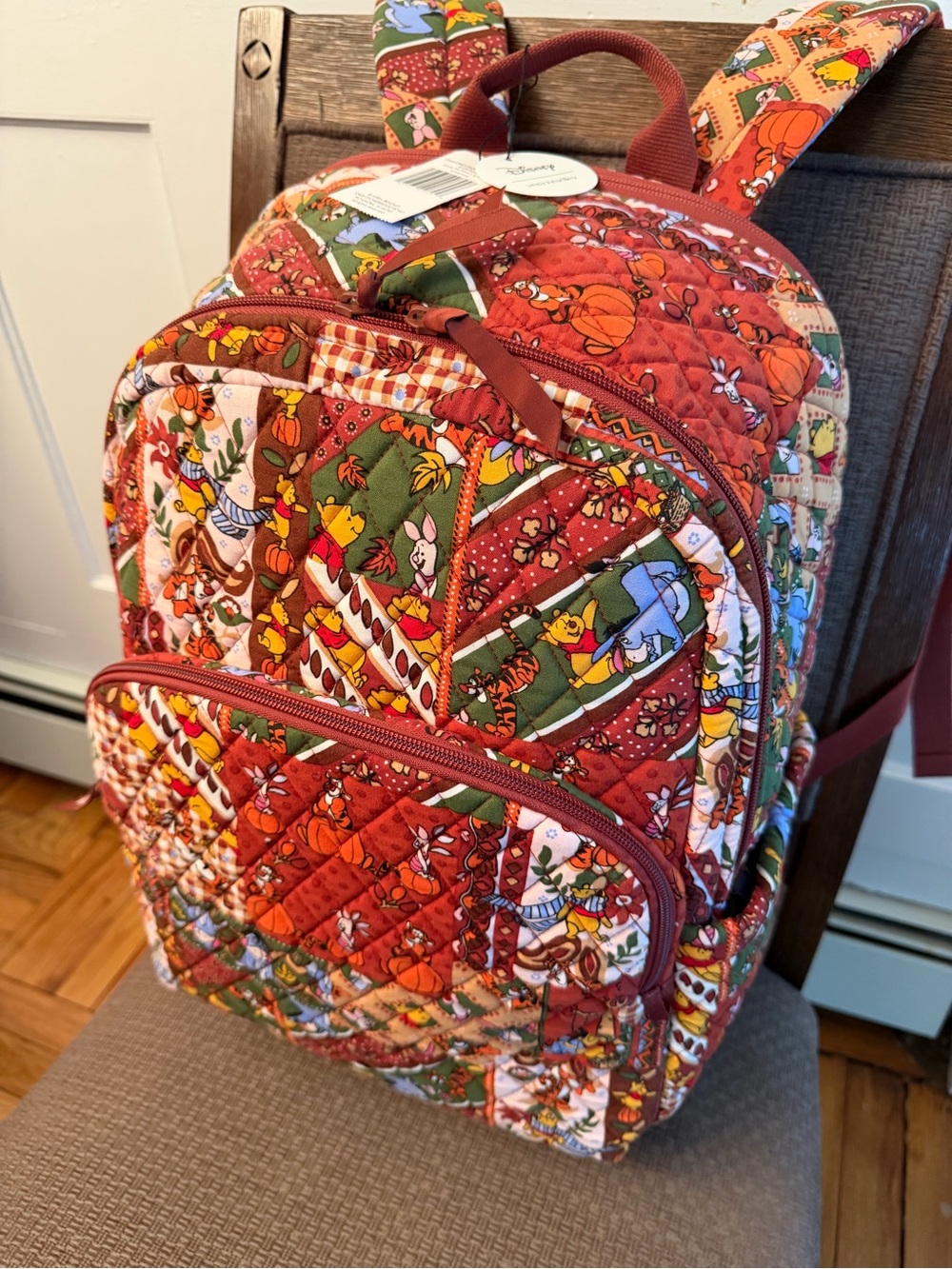 NWT Winnie the Pooh Vera Bradley Essential Backpack- “Autumn Treasures” 2026 - Picture 2 of 14